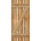 Ekena Millwork Spaced Board-n-Batten Shutters w/Z-Bar, Rough Sawn Western Red Cedar, 17 1/8W x 38H, PR RBS06Z17X038RWR - alternate 2